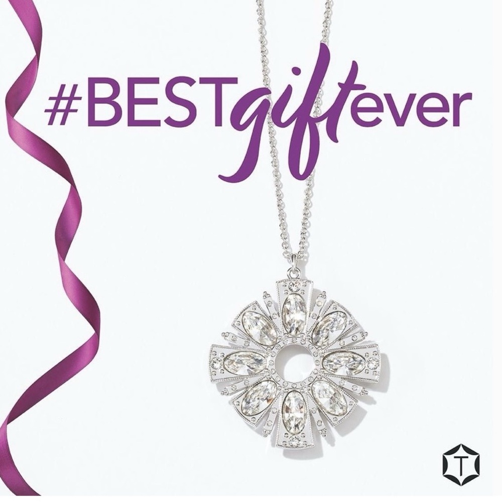 Touchstone Adjustable Crystal Pendant Necklace, A… - image 4